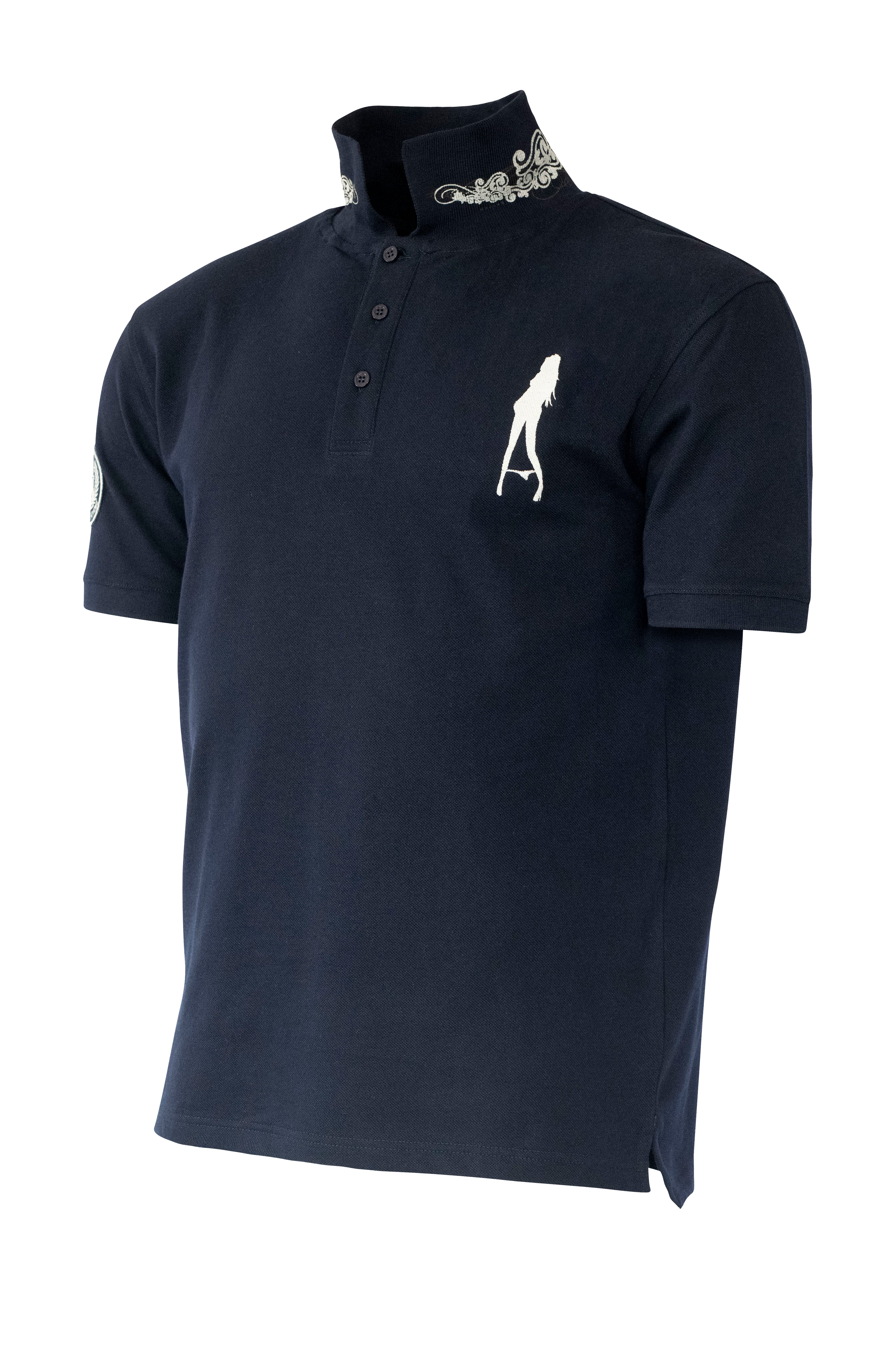 JEREMIAH DELUXE POLO NAVY PLAIN JANE HOMME